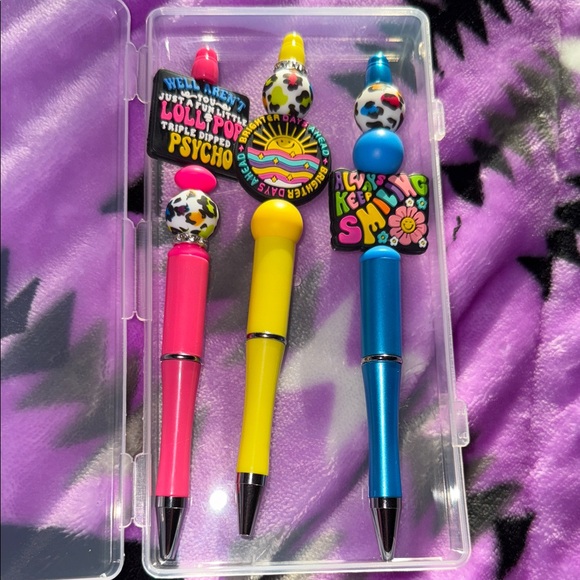 Other - Vibrant Novelty Pen Trio